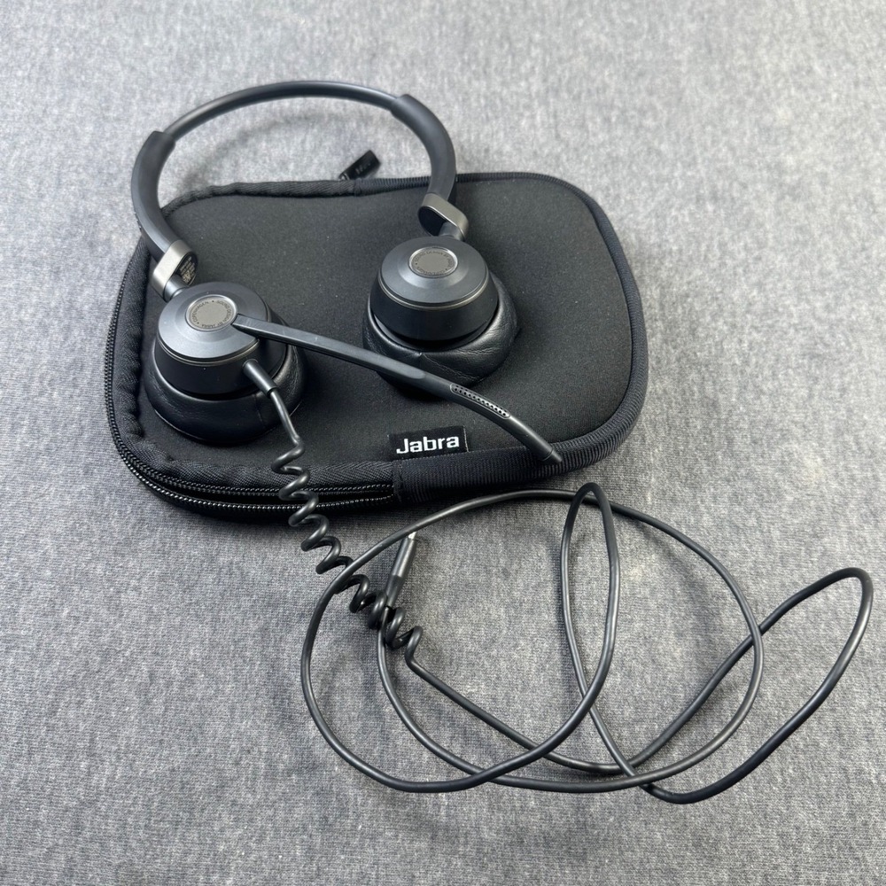 Jabra Engage 50 II Wired Stereo Headset with Noise-Cancelling 3-Mic Technology